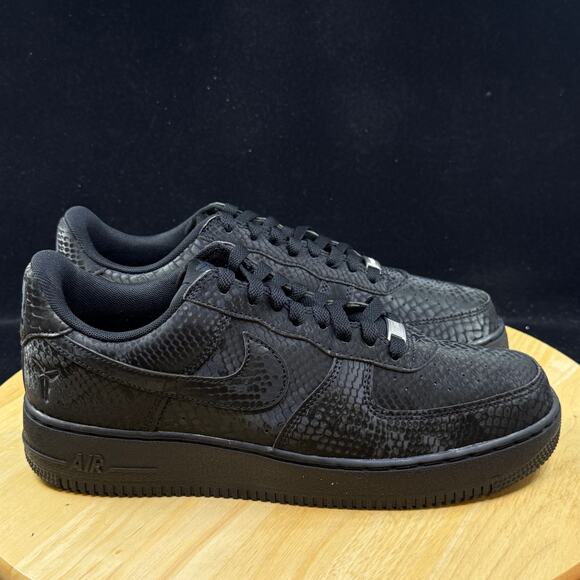 Size 9- Nike Air Force 1 Low Kobe Bryant Forever Black Men\'s IB0018-003 New main image 4
